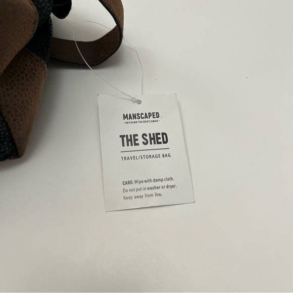 NWT Manscaped Men's "The Shed" Grab-And-Go Traveling Bag Toiletries Lightweight - Picture 7 of 9